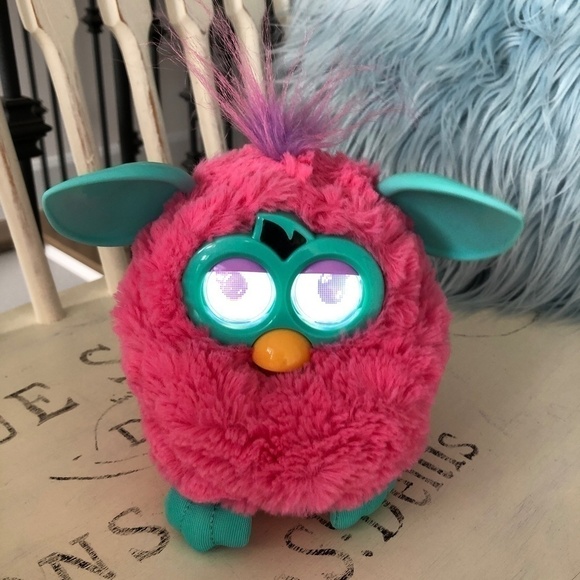 2012 Cotton Candy Furby, Pink Furby, Works well. - Picture 5 of 9